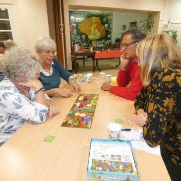 Soirée jeux de société avec buffet